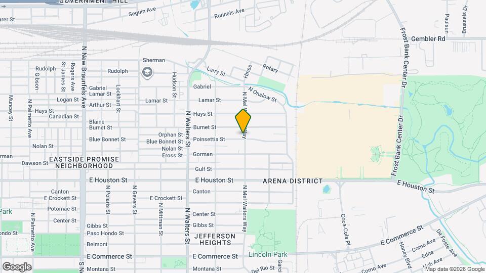 947 Poinsettia St Map and Location Details