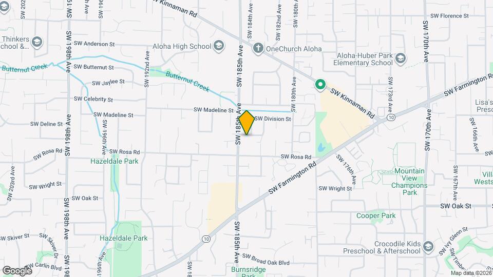 18450 SW Deline St Map and Location Details