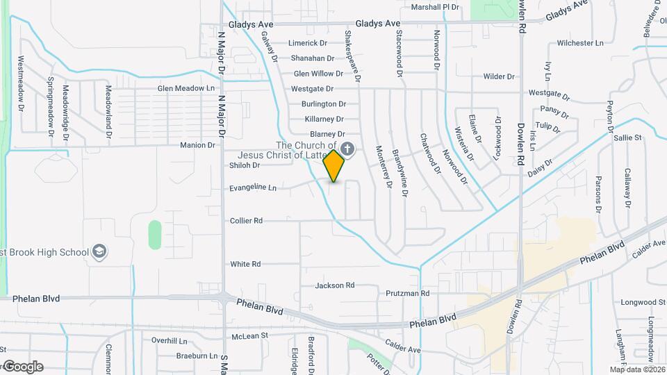 660 Bancroft Dr Mapa y Detalles de la Ubicación