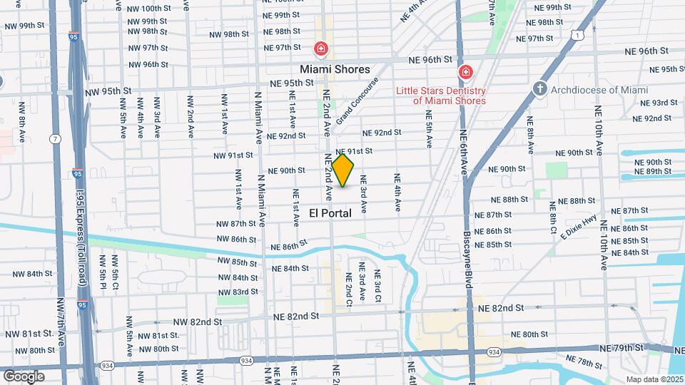 224 NE 89th St Map and Location Details