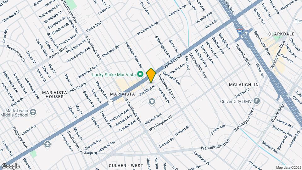 12111 Pacific Ave Mapa y Detalles de la Ubicación