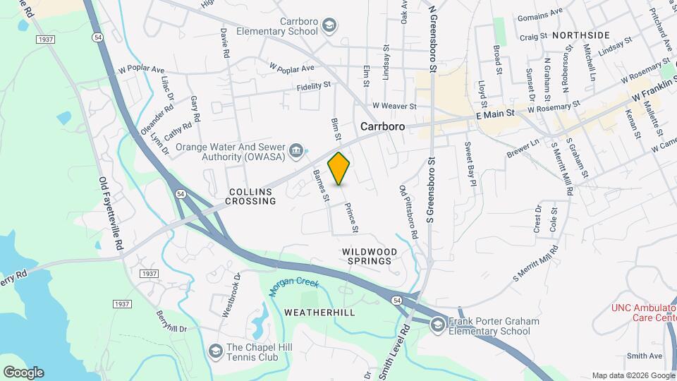 205 Prince St Map and Location Details