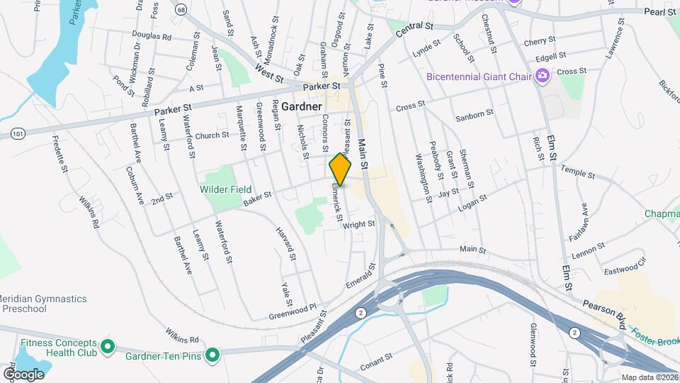 257 Pleasant St Map and Location Details