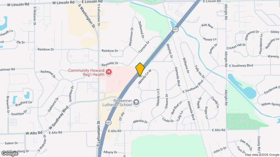 3505 Melody Ln W Map and Location Details