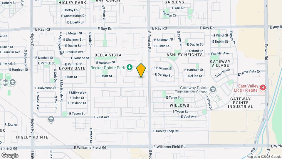 1954 S Follett Way Mapa y Detalles de la Ubicación