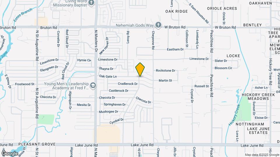10604 Oak Gate Ln Map and Location Details