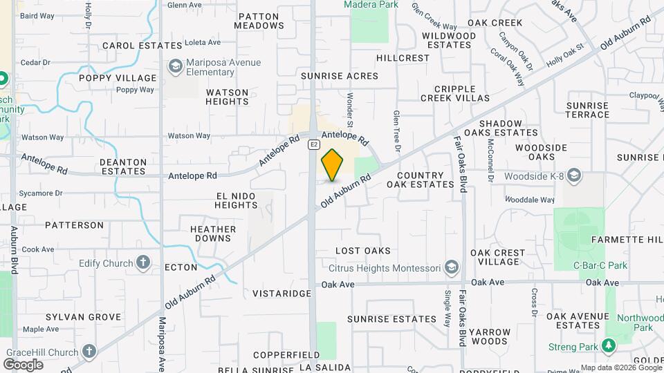 7929 Old Auburn Rd Map and Location Details