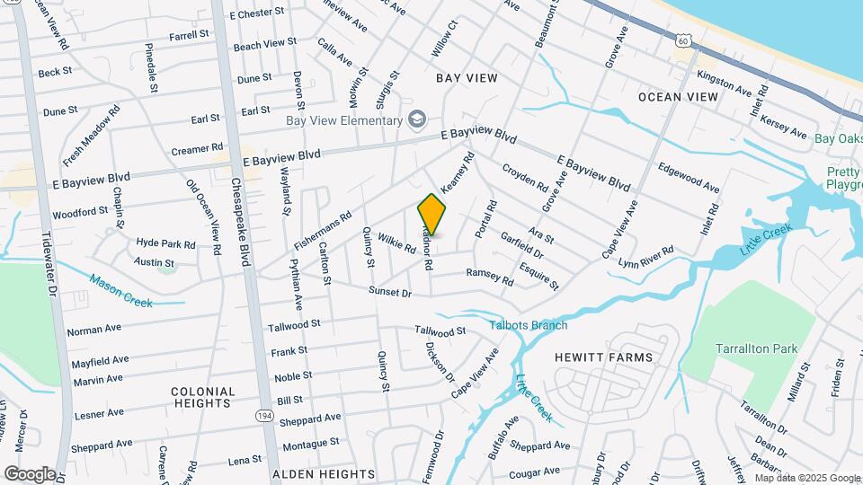 8450 Radnor Rd Map and Location Details
