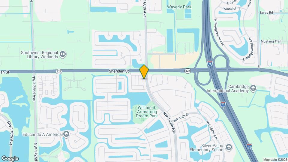 2285 NW 160th Terrace Map and Location Details