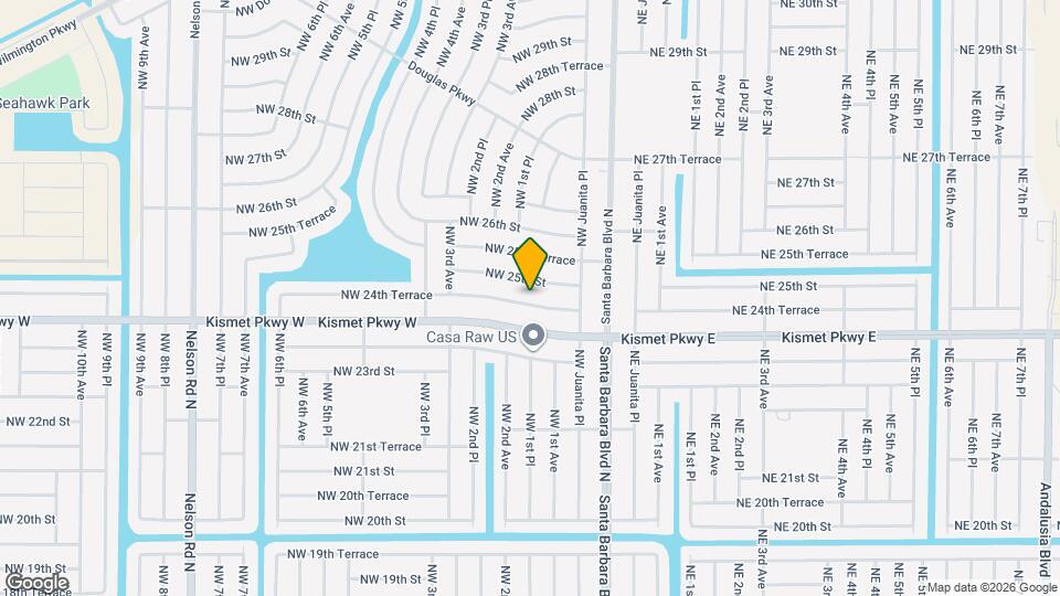 107 NW 24th Terrace Map and Location Details