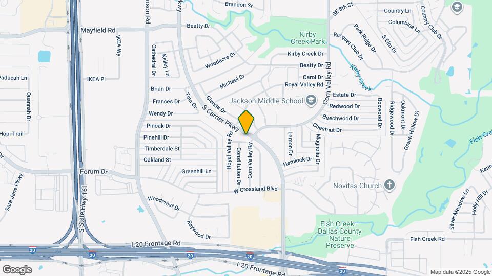 604 Oak Meadow Dr Map and Location Details