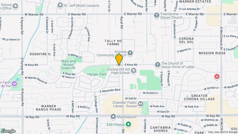 9411 S Palm Dr Map and Location Details