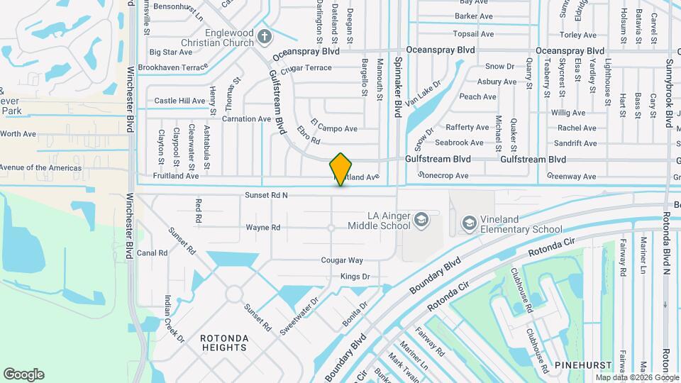 512 Sunset Rd N Map and Location Details