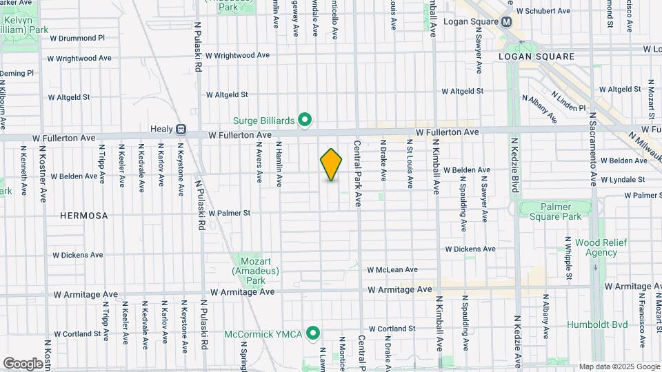 2244 N Monticello Ave Map and Location Details