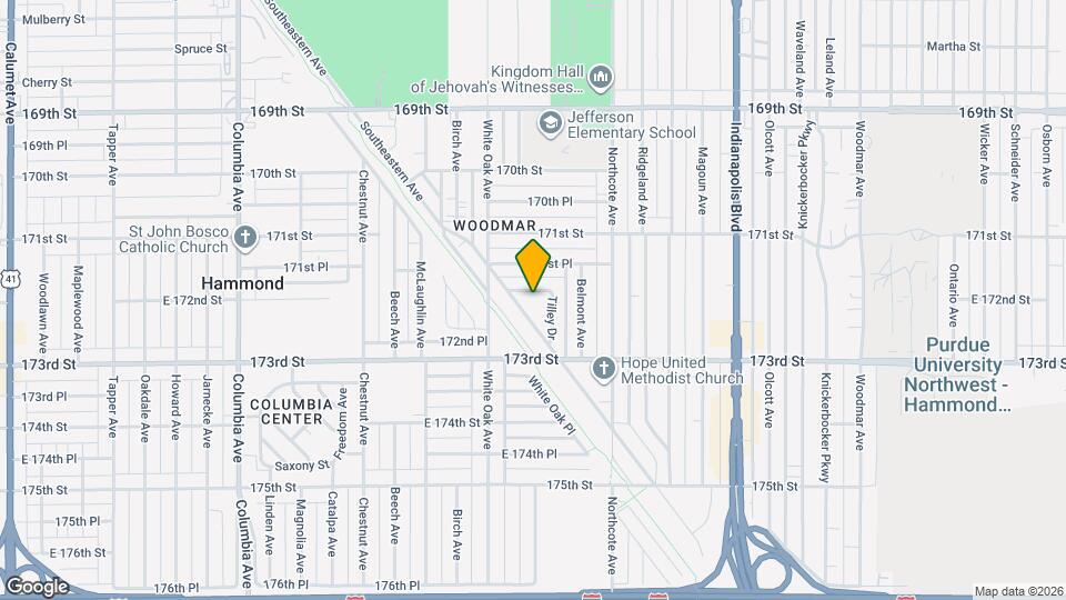 1636 E 172nd St Map and Location Details