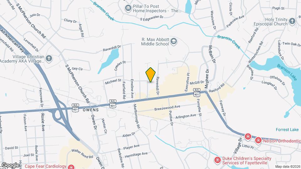 124 Willborough Ave Map and Location Details