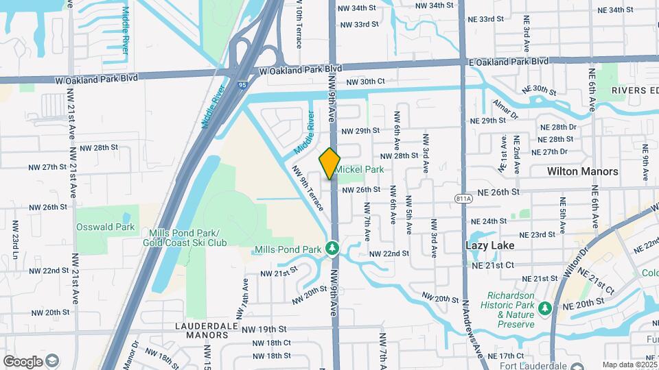 2609 NW 9th Ave Map and Location Details