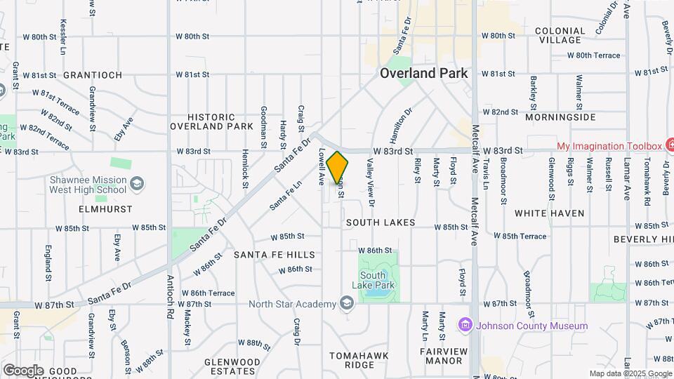 8404 Robinson St Map and Location Details