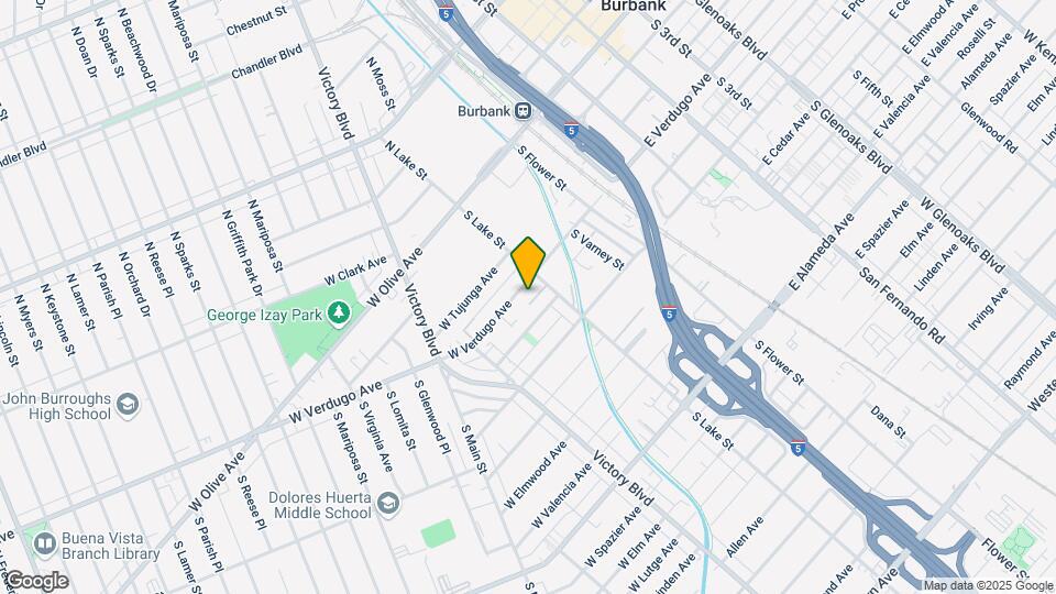 220 W Verdugo Ave Map and Location Details