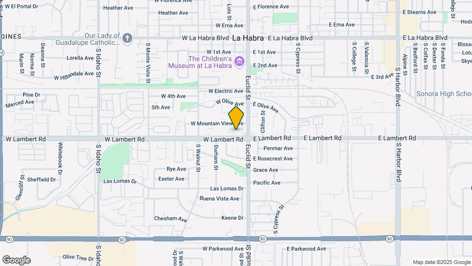 151 W Lambert Rd Map and Location Details