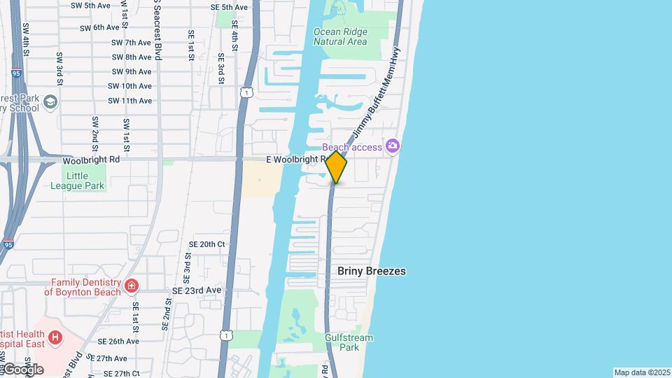 5505 N Ocean Blvd, Unit 11-107 Map and Location Details