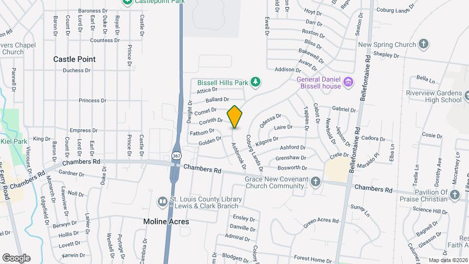 10072 Ashbrook Dr Map and Location Details