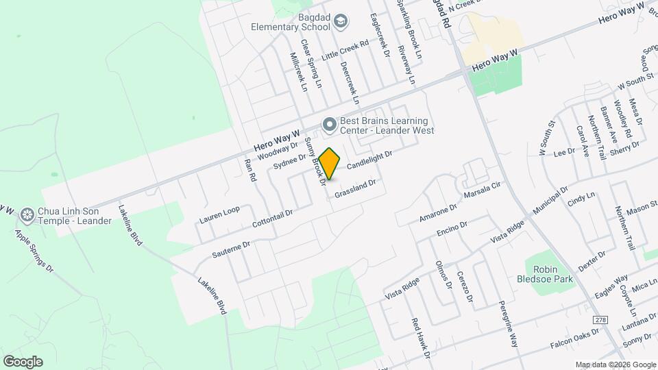 206 Sunny Brook Dr Map and Location Details