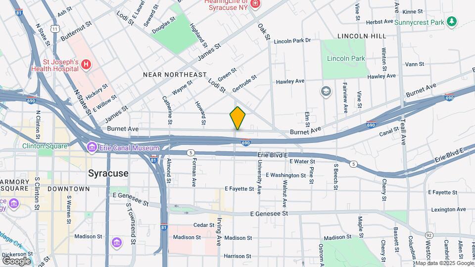 600 Burnet Ave Map and Location Details