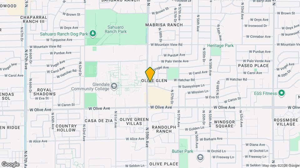 9205 N 59th Ave Map and Location Details