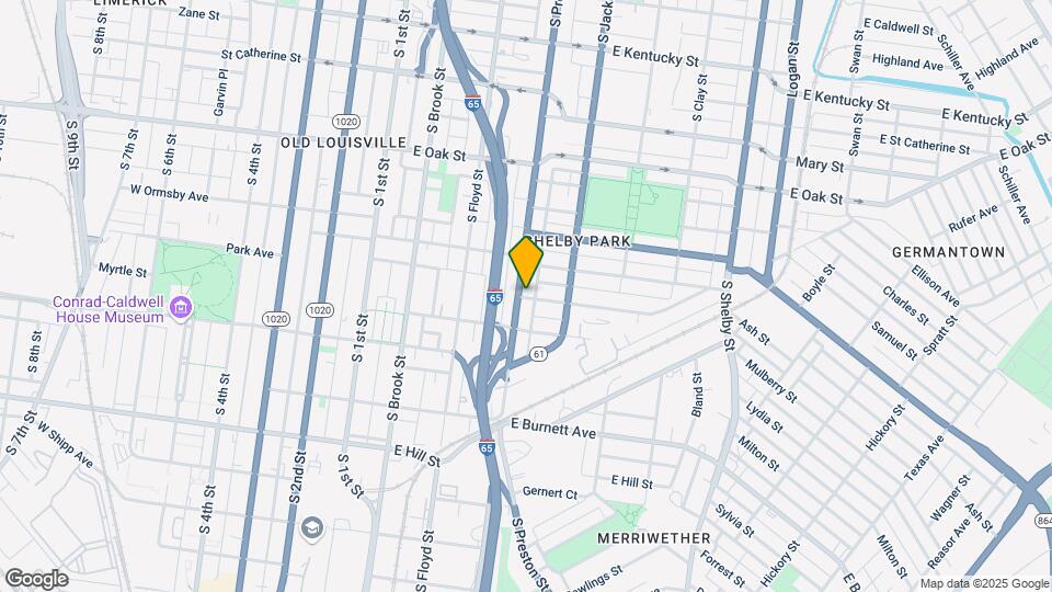 1325 S Preston St Map and Location Details