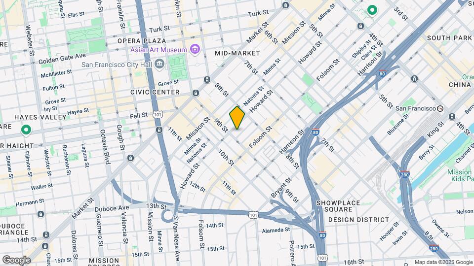 776 Tehama St Map and Location Details