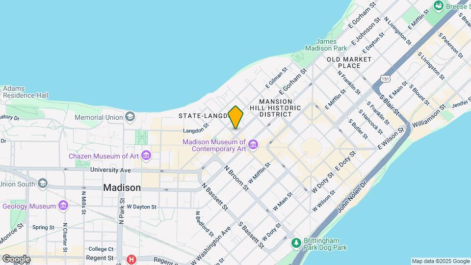 150 W Gorham St Mapa y Detalles de la Ubicación