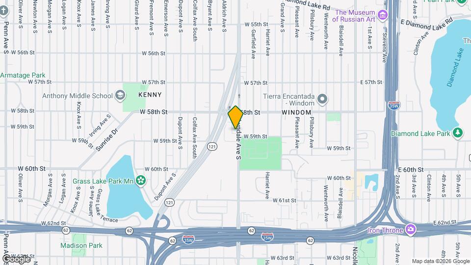 5834 Lyndale Ave S, Unit 5834 Lyndale Mapa y Detalles de la Ubicación