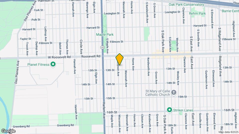 1237 Wisconsin Ave, Unit 3 floor Map and Location Details