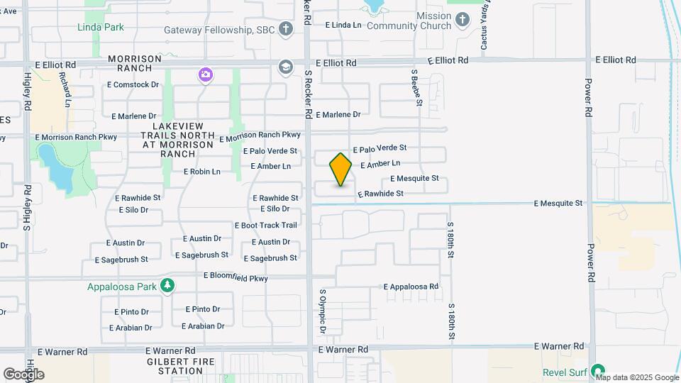 4104 E Rawhide St Map and Location Details