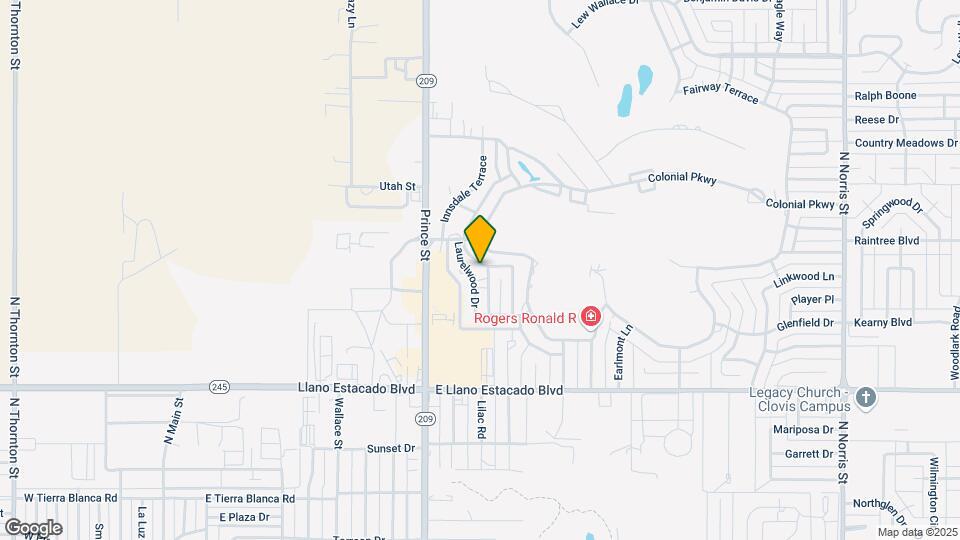 805 Laurelwood Dr Map and Location Details