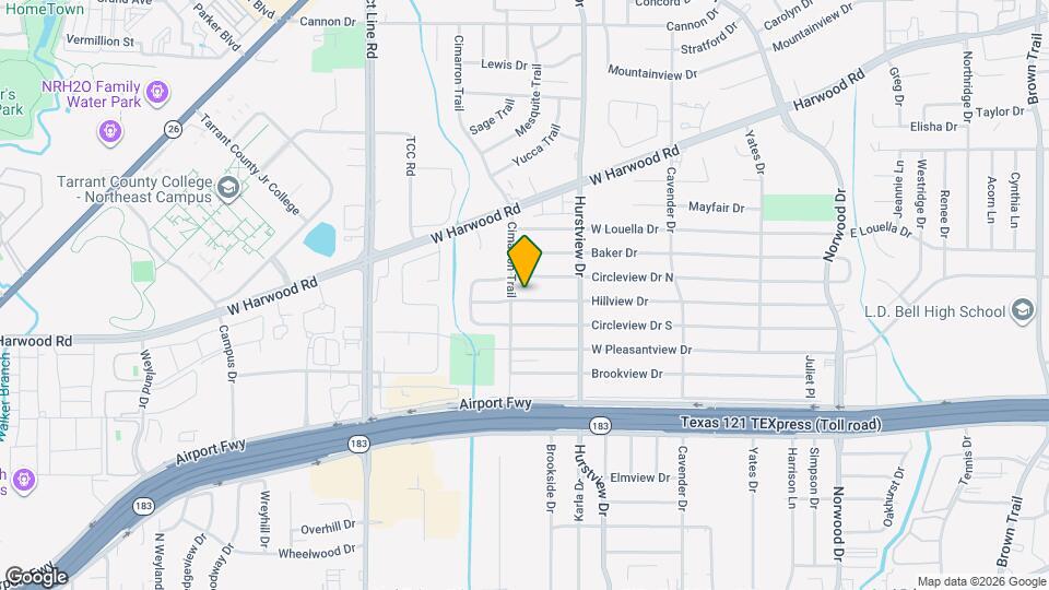 612 Hillview Dr Map and Location Details