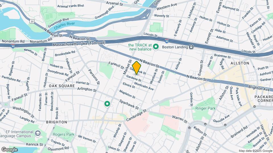 44 Glencoe St, Unit 1 Map and Location Details