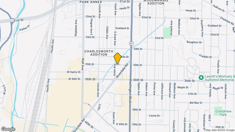 327 35th St Map and Location Details