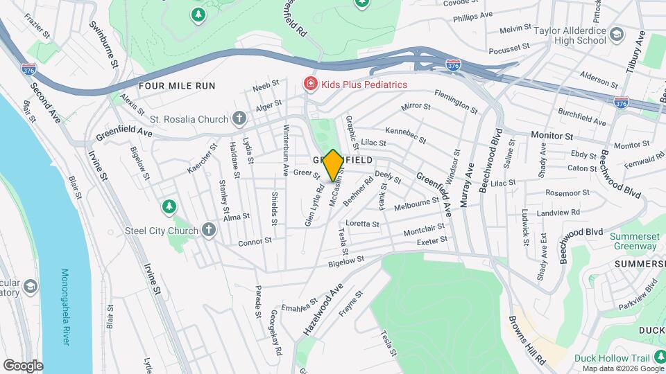 4244 McCaslin St Map and Location Details