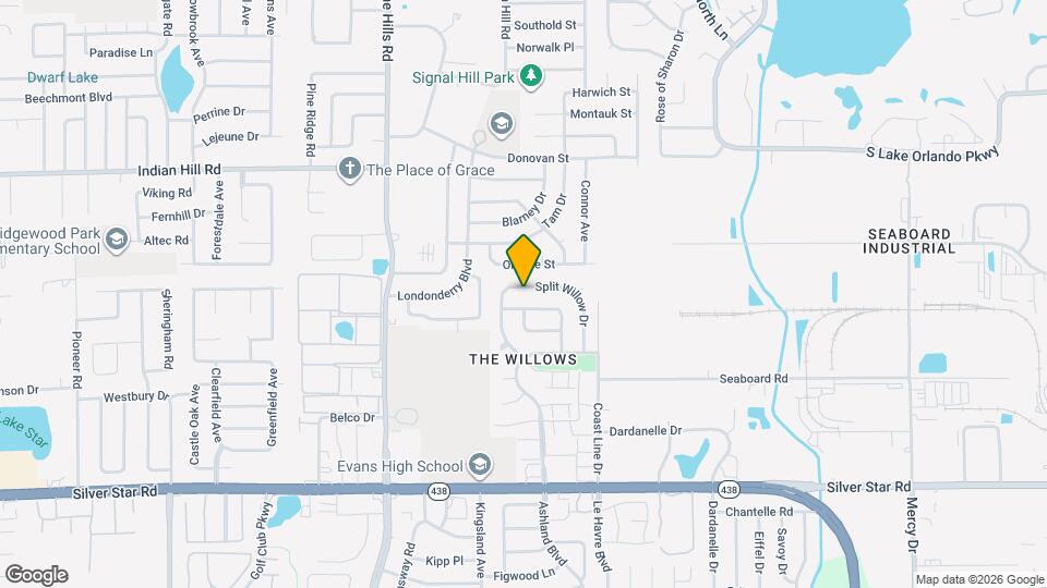 3276 Split Willow Dr Map and Location Details
