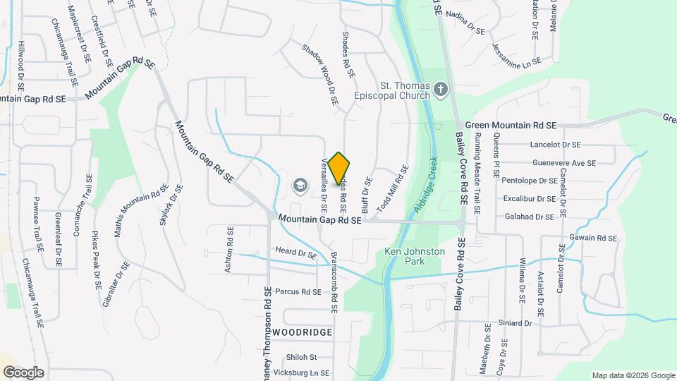 10122 Shades Rd SE Map and Location Details