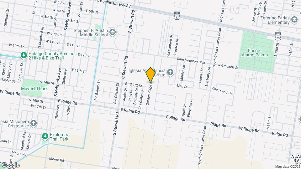 13 Garden Ridge Ave Mapa y Detalles de la Ubicación