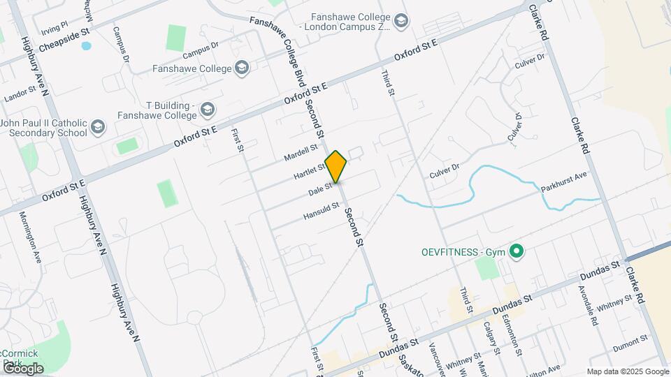 493 Second St Map and Location Details