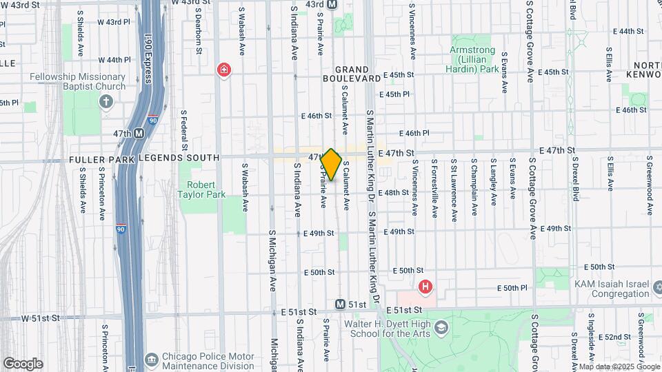 4749 S Prairie Ave Map and Location Details