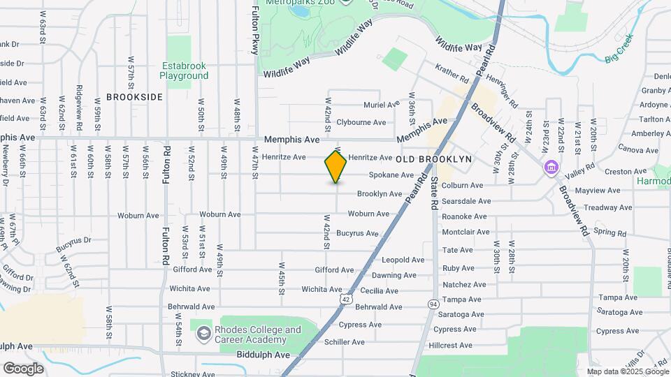 4102 Brooklyn Ave Map and Location Details