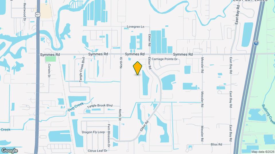7956 Carriage Pointe Dr Mapa y Detalles de la Ubicación