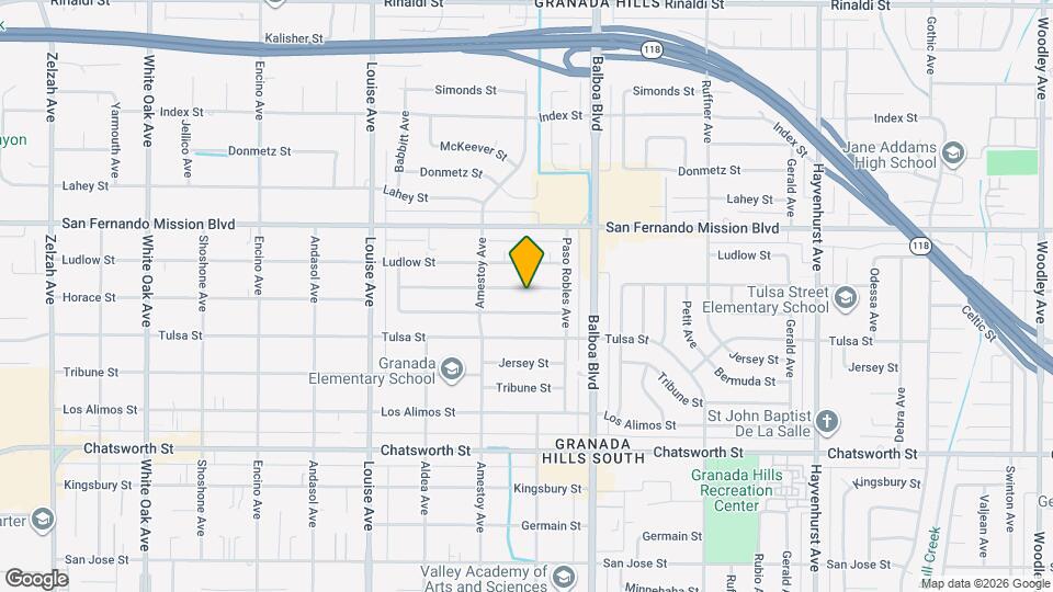 17074 Horace St Map and Location Details