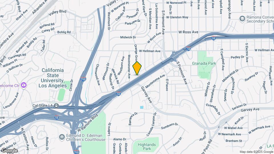 2301 Orange Grove Ave Map and Location Details