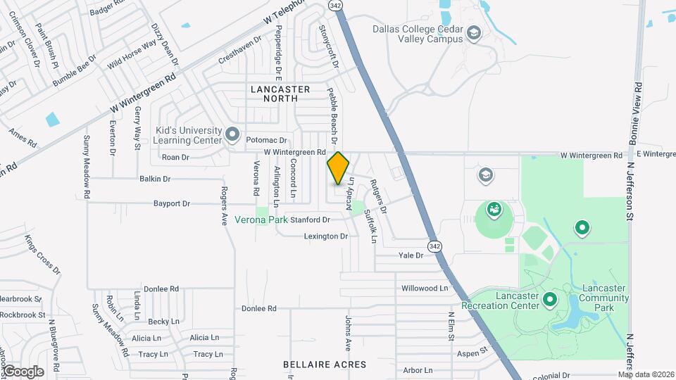 2617 Arcady Cir Map and Location Details